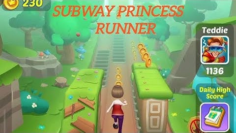 Subway Princess Runner Clown Lotus Flower Board Run android Mobile Game Play #gaming PC HD gamePlay