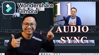 Wondershare Filmora 11 | Auto Audio Synchronization Effect Tutorial