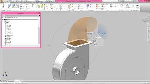 Blower (Volume-2) Video Tutorial -- Autodesk Inventor