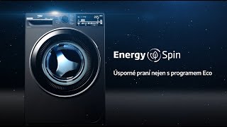 Inovativní technologie praček Beko EnergySpin. Revoluce v úsporném praní.