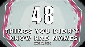 48 Names for Things You Didn