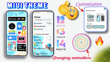 Best Miui Theme With Amazing Ui,Lockscreen & Charging Animation🔥 - Miui 12,13 & 14 Working✅