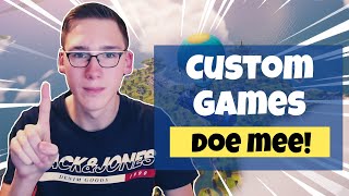 🔴 LIVE CUSTOM GAMES MET KIJKERS | FORTNITE BATTLE ROYALE | LIVE NEDERLANDS