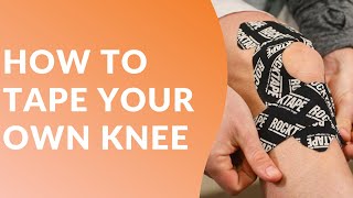 How to Tape Your Own Knee by Southern California University of Health Sciences 222 views 3 months ago 2 minutes, 11 seconds