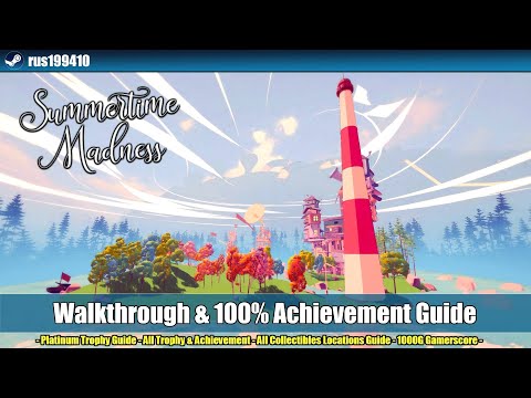 Summertime Madness - Walkthrough & Platinum Trophy Guide (100% Achievement Guide) rus199410 [PS5]