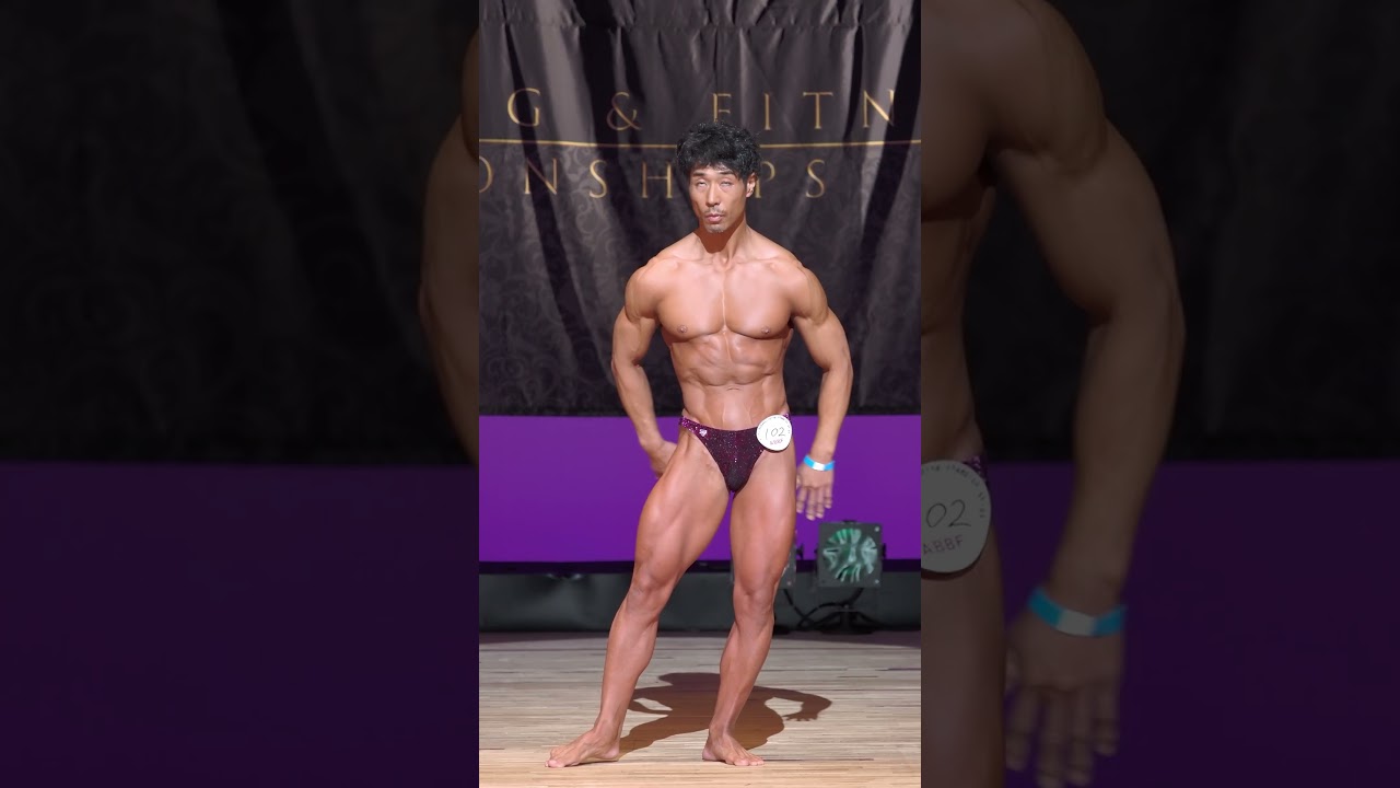 2023年 愛知県ボディビル選手権 175cm以下級 1位 小田貴之 フリー