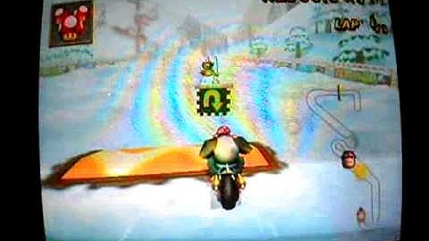 Mario Kart Wii Glitch [DK Summit/Snowboard Cross]