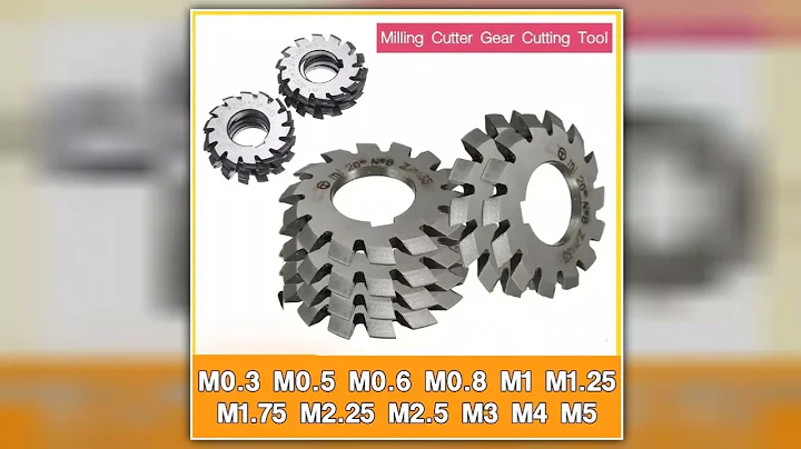 M03 M05 M06 M08 M1 M125 M175 M225 M25 M3 M4 M5 Milling Cutter Gear Cutting Tool Modulus PA20 Degree