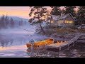 "Утреннее озеро"- "Morning Lake".Начало.