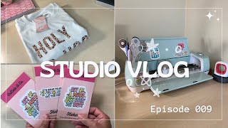 Making Shirts , Printing Stickers , Packing Orders 💖ASMR - VLOG: 009