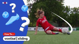 Zo zet je de PERFECTE sliding in | How to... | NOS Sport