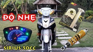 Cách độ Sirius 50cc kiểng nhẹ đẹp chi phí thấp - Xe độ đẹp - YouTube