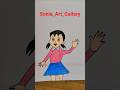 Shizuka Cartoon Drawing and Colouring ✍️