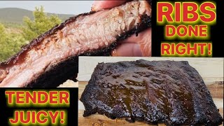 Smoked Ribs Done Right Tender Juicy Fall Off The Bone Pork Ribs Recipe. GE Profile Indoor Smoker.