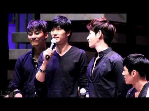 140914 비스티보이즈 무대인사(라이언(주종혁)배우님,정민배우님,김보강배우님)