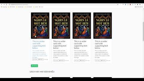 Bài 25: Laravel 8 web truyện sách | Trang chủ