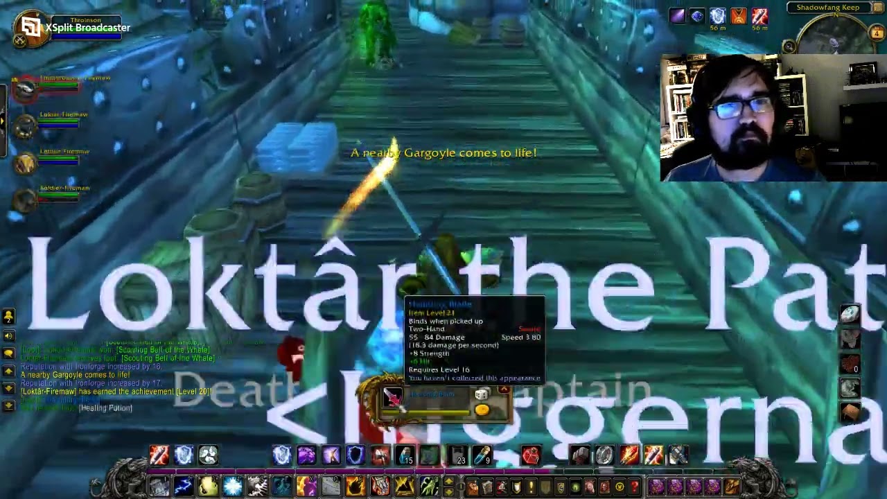 Wow Classic Shadowfang Keep Run Two Healer Shaman Throinson