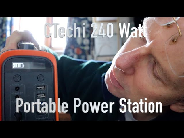  CTECHi Tragbare Powerstation 240W (Spitze 350W), 240Wh  Mobile Stromversorgung Generatoren mit LiFePo4 Akku, Solargenerator für  para Camping, Garten, Wohnmobile, Notstrom  Review Analysis