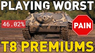 Playing the WORST Premiums in World of Tanks!