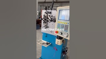 2 axis spring coiling machine 0.15-0.8mm