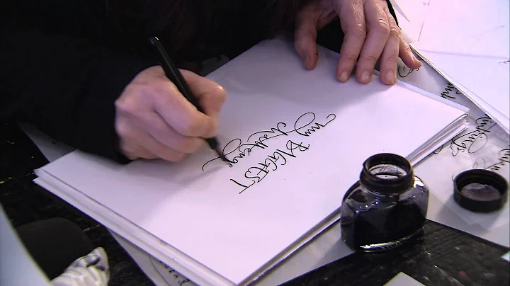 Work in the City; Calligrapher