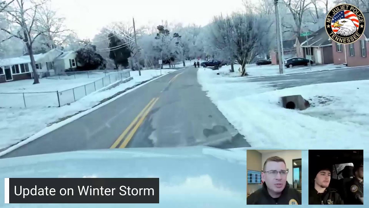 Department Update on Winter Storm - YouTube