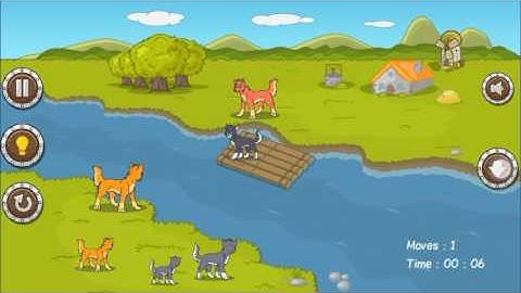 A river crossing puzzle Modern # the Animals ( Games Challenge ) 💻💿⚠
