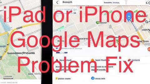 iPad Google Maps Problem And Fix, How To Fix Google Maps Issue on iPhone #apple #iphone #ipad