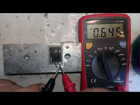 mosfet tranzistoris shemocmeba საველე ტრანზისტორის შემოწმება проверка полевого транзистора