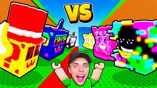 BATALLA de LUCKY BLOCKS *STEAL A BRAINROT vs TSUNAMI BRAI...