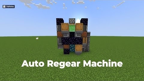 Cách xây máy tự động trang bị áo giáp trong sever SMP | How to build Auto Regear Machine