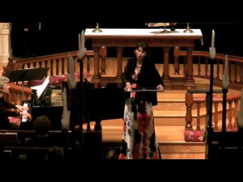 Mariana Mihai-Zoeter, soprano sings Michael Head