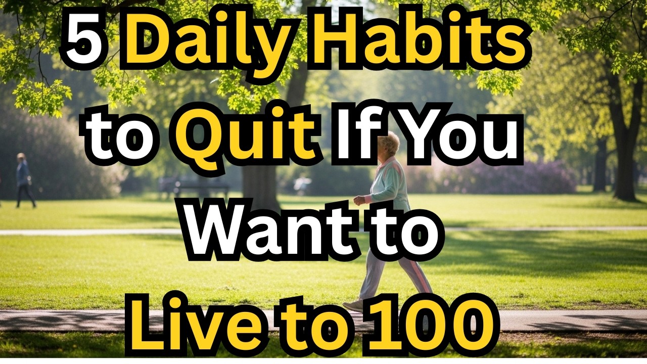 Doctor Reveals 5 Daily Habits That Shorten Your Life After 50