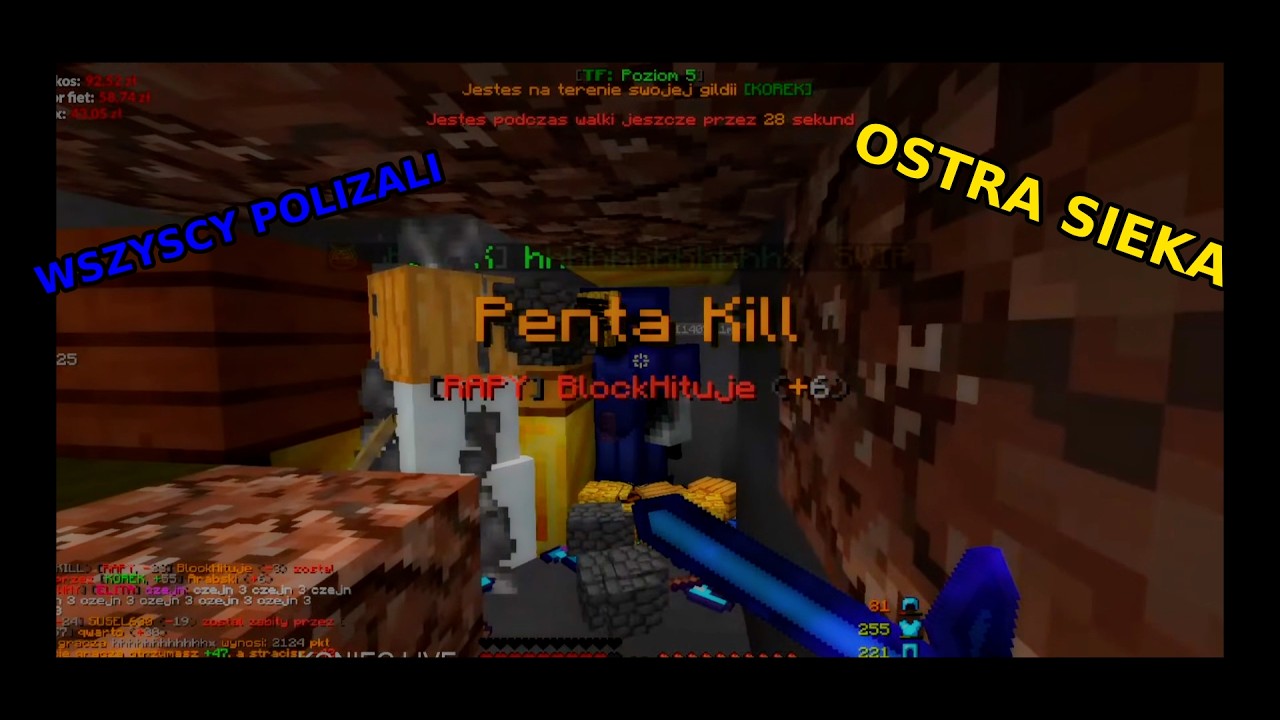 MEGA SIEKA W TRAPIE 10 TYPA POLIZAŁO || SPACJA PŁONIE || GILDIA KOREK || ARIVI.PL || (ZAPIS Z LIVE)