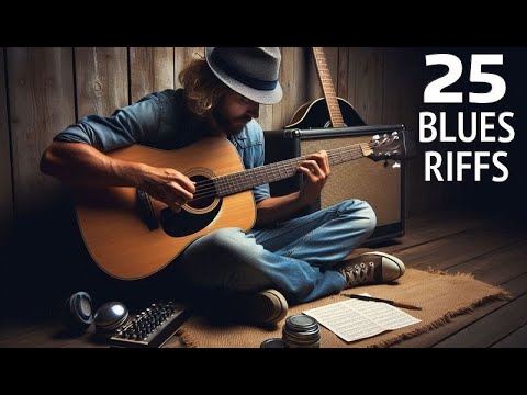 25 Blues Riffs Guitar Lesson - BLUESMASTER RIFFS