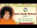 State youth retreat 2023 day3 morning session konark sssso odisha