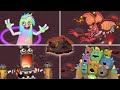 Earth island  all monsters sounds and animations  my singing monsters