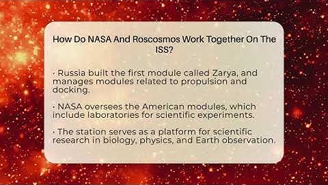 How Do NASA And Roscosmos Work Together On The ISS? - Astronomy Made Simple