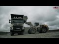 Volvo FMX 10x6 giant tipper in the mine