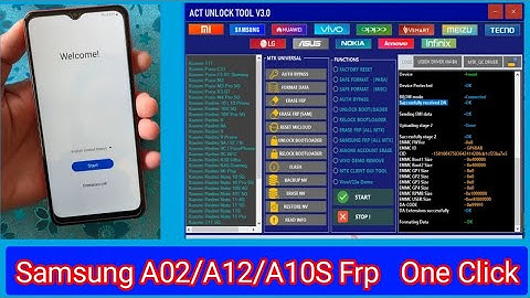 One Click - Samsung A10s/A02/A12 Frp Bypass | 2023 Frp Tool | Talk Back Not Working Disabler Install