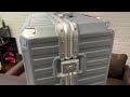 Best Zipperless Carry On Luggage? Aluminum Frame Hard Shell Spinner Suitcase Review (20")