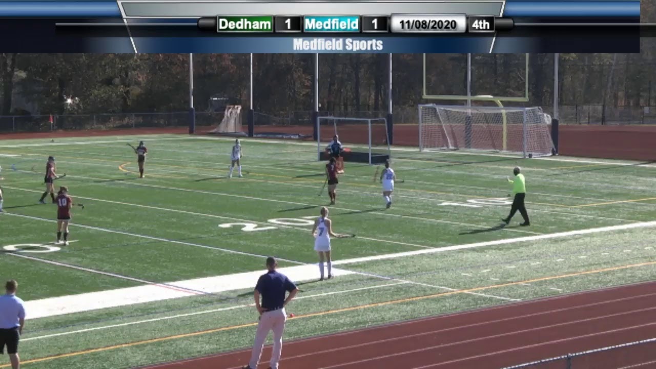 Medfield High School Field Hockey vs Dedham 11082020 YouTube