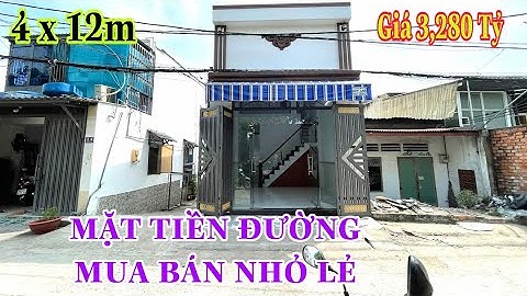 Bán nhà phố quận 12 mặt tiền đường Tân thới hiệp (06) phường Tân thới hiệp kinh doanh mua bán