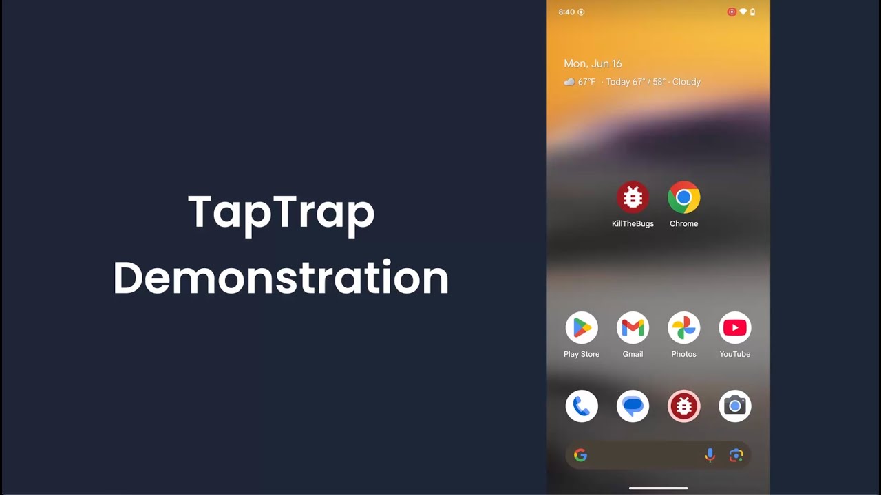 TapTrap: Animation-Driven Tapjacking on Android (Demonstration)