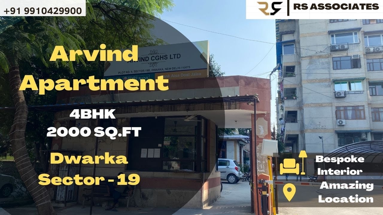 4BHK Flats in Dwarka Flats for Sale in Dwarka Arvind Apartment