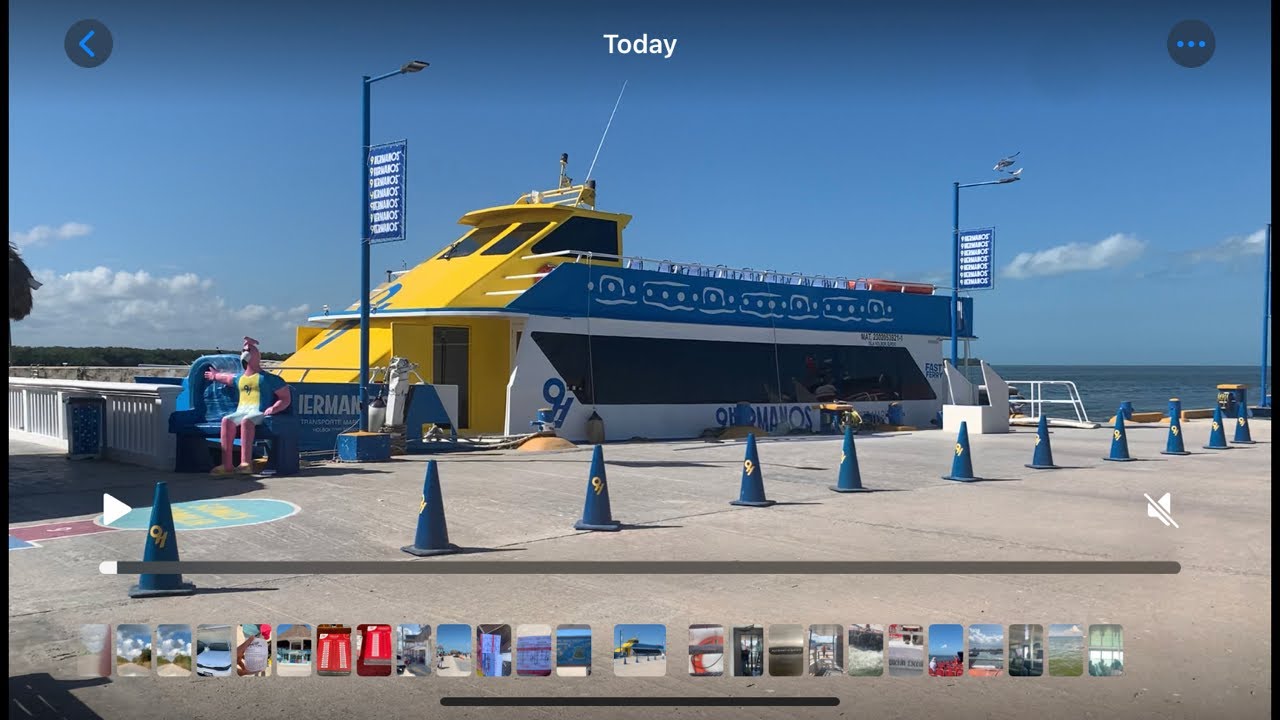 Ferry ride from Chiquilá to Holbox, Mexico