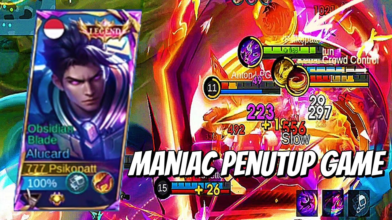 GAK ADA AMPUN! 🔥 ALUCARD BARBAR + MANIAC TUTUP GAME SEKETIKA!/MLBB