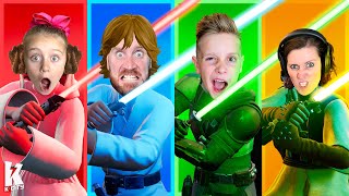 Lightsabers *ONLY in Fortnite (Skywalker Week Star Wars Challenge) K-CITY GAMING