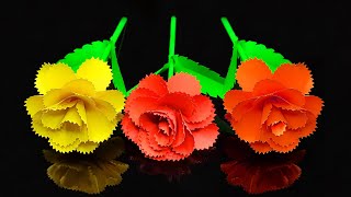How to Make Easy and Beautiful Paper Flowers - DIY Home Decoration