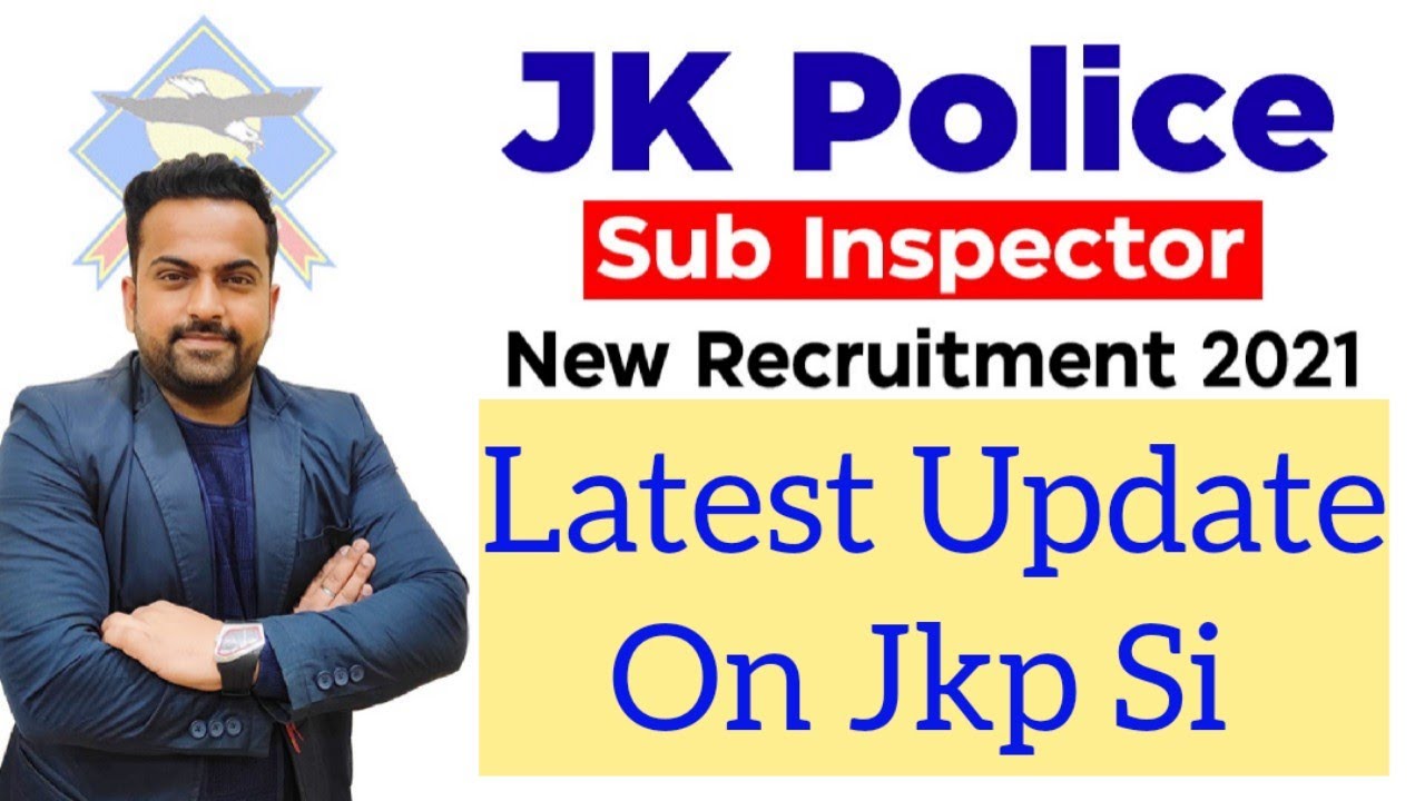 Jkp Sub Inspector || Important Update || 5 Nov 2021  